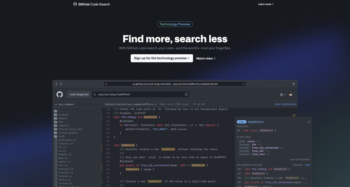 mittalyashu77's tweet image. This looks LIT 🔥 cs.github.com/about

Can&apos;t wait to try it out #github #codesearch 🤩