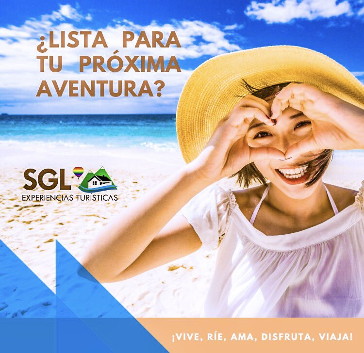 SglTuristicas's tweet photo. ¿Lista para tu próxima #aventura?🤩🌺🧳🚀
¡Escríbenos!📝
¡Despreocupate de organizar tus #vacaciones!🔝

info@experienciasturisticassgl.com
✔️https://t.co/1wvBTJHHCH

#travel #travelawesome #traveladdict #traveltheworld #travellife #travelmore #turismo
#turismoseguro #VIP https://t.co/8daZY2syIG