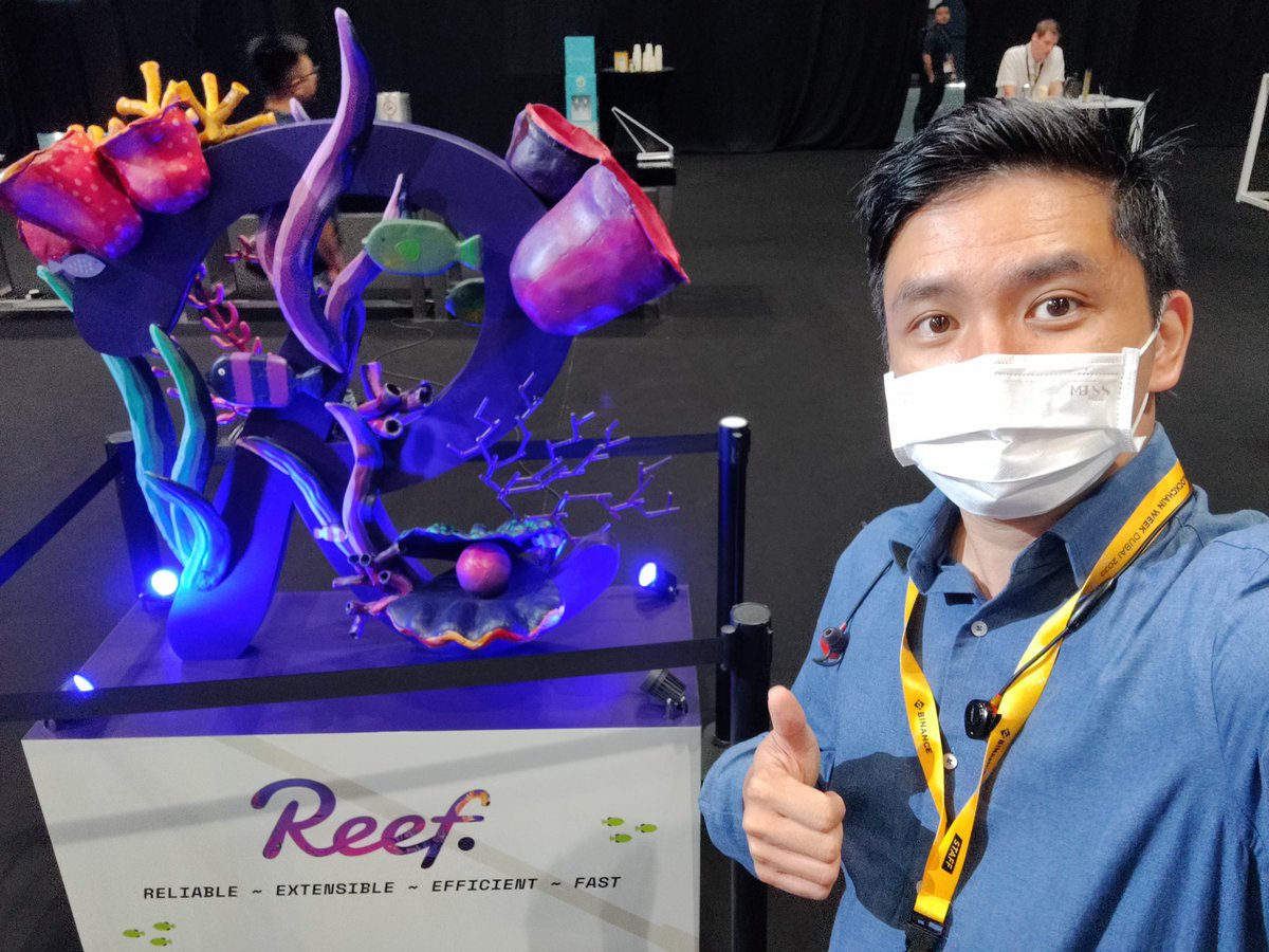 NirunFu's tweet photo. Another petty cool layer #reef #BinanceBlockchainWeek https://t.co/ExGy6yv2nc