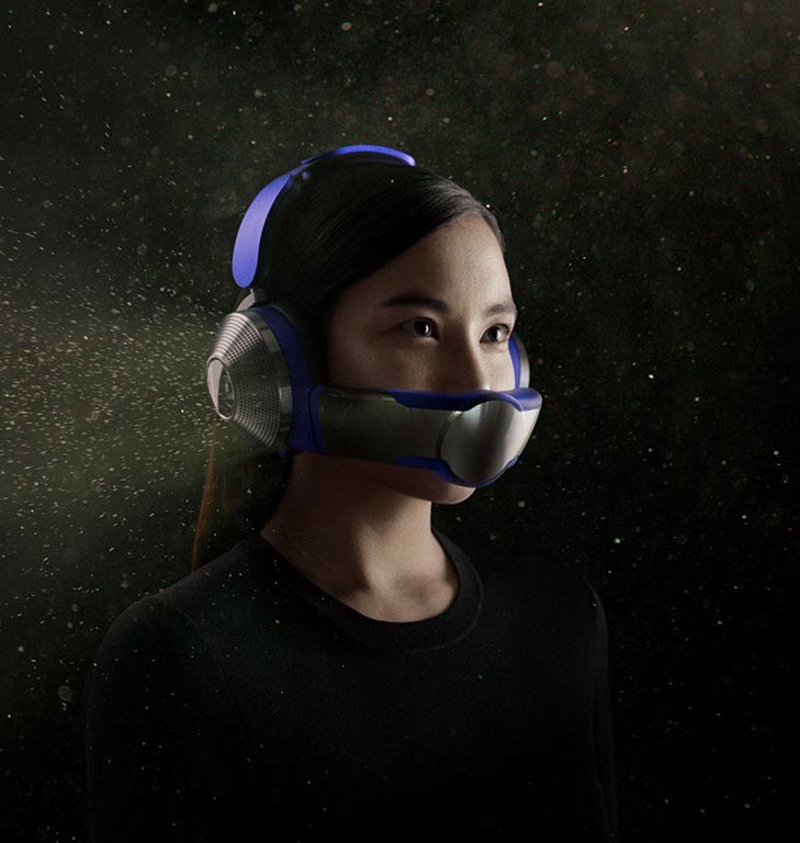 SamuelEtienne's tweet photo. Dyson lance un casque audio avec purificateur d’air intégré
(c’est l’image de gauche) https://t.co/g9MRWIzoit