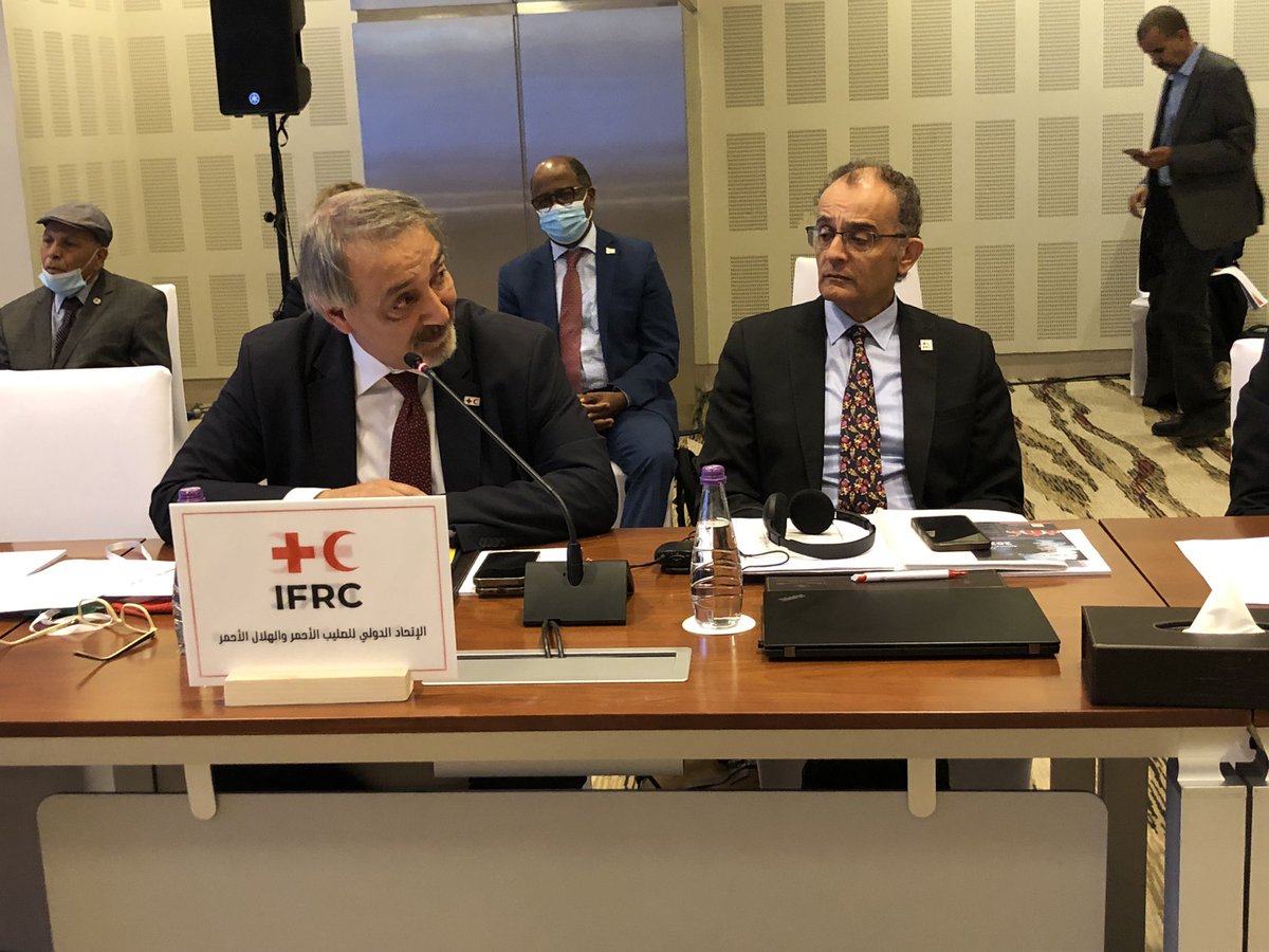 Francescorocca's tweet photo. Honored to be at @arabrcrc General Assembly in Riyadh, Saudi Arabia. 

Protracted crises, hunger, climate change: these are some of the key humanitarian priorities that we are sharing at global level &amp; in the Arab world. 

We @ifrc are proud of the work of Arab national societies https://t.co/qQUdfm30MI