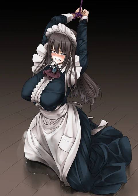 反抗的なメイドさんにはおトイレ行かせてあげません( ˘ω˘) 