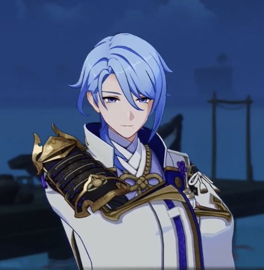 AyatoDailyyyyy's tweet photo. // Ayato story quest spoilers

He’s so pretty 😭💙 https://t.co/evAz4w6DSW