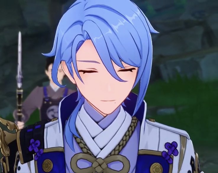 AyatoDailyyyyy's tweet photo. // Ayato story quest spoilers

He’s so pretty 😭💙 https://t.co/evAz4w6DSW