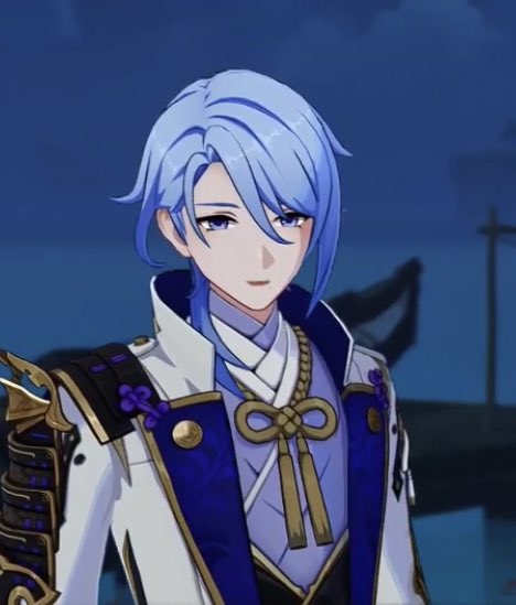 AyatoDailyyyyy's tweet photo. // Ayato story quest spoilers

He’s so pretty 😭💙 https://t.co/evAz4w6DSW