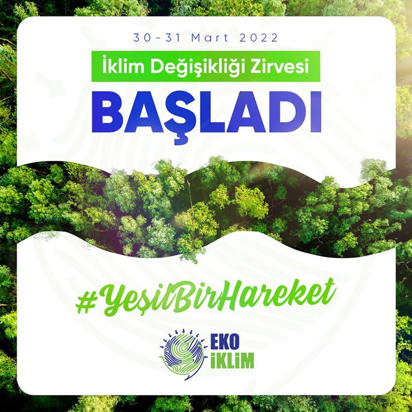 eko_iklim's tweet photo. Dünyanın ilk İklim Değişikliği Zirvesi/Fuarı #EkoİklimZirvesi BAŞLADI!♻️ 

#EkoİklimZirvesi'ne katılmak için:👇

🔗https://t.co/HfohgXmjmk adresini ziyaret edebilir ya da girişte kayıt yaptırabilirsiniz. https://t.co/fvQdPNE5Iz
