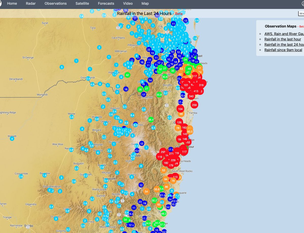 weatherchaser's tweet photo. Updated with a version specifically for getting an overview of rainfall for the last 1 hour, 1 day and since 9am : https://t.co/INVbNctIKd https://t.co/2xdrhkDB74