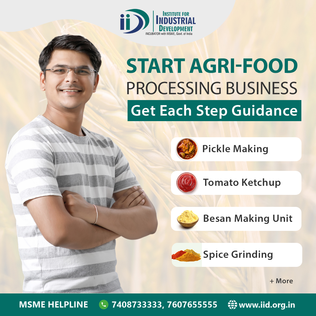 IIDIncubator's tweet photo. India has an agro-based economy, agriculture and Food Business industry are significant contributors to the Indian economy. This business is growing even at a more high rate in India.
Visit- https://t.co/aLgms8dgTb
#AgriFoodProcessing #MSMEHelpline #IID #IIDForEntrepreneurs https://t.co/7HTyQvbzZC