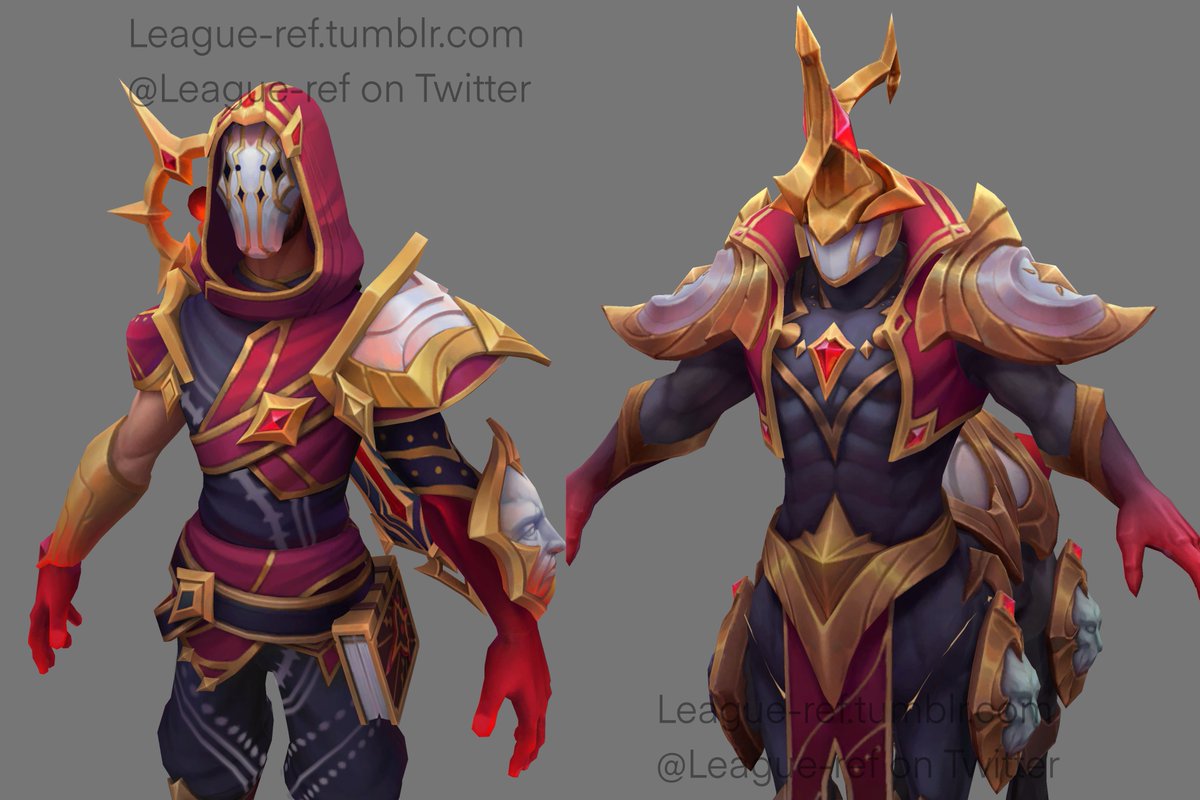 league_ref's tweet photo. Arcana turnarounds [PBE 12.7] 2/2

Arcana Ryze 🃏📜
Arcana Hecarim 🐎♦️  (some textures missing)

link to the Google Drive and Ko-Fi above https://t.co/U4crrpHrH6