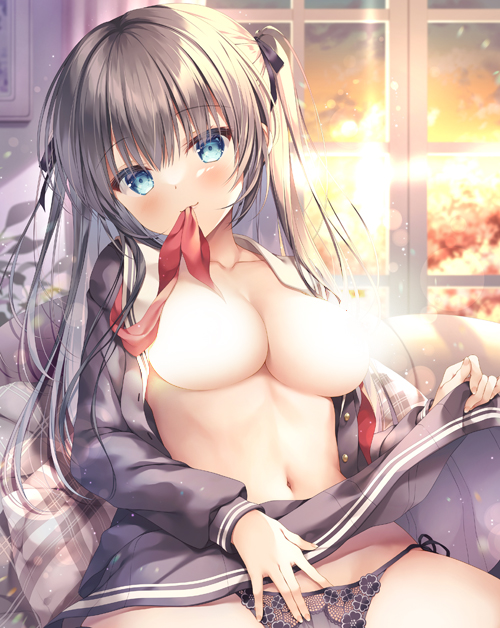 新しい制服、似合ってる?💕