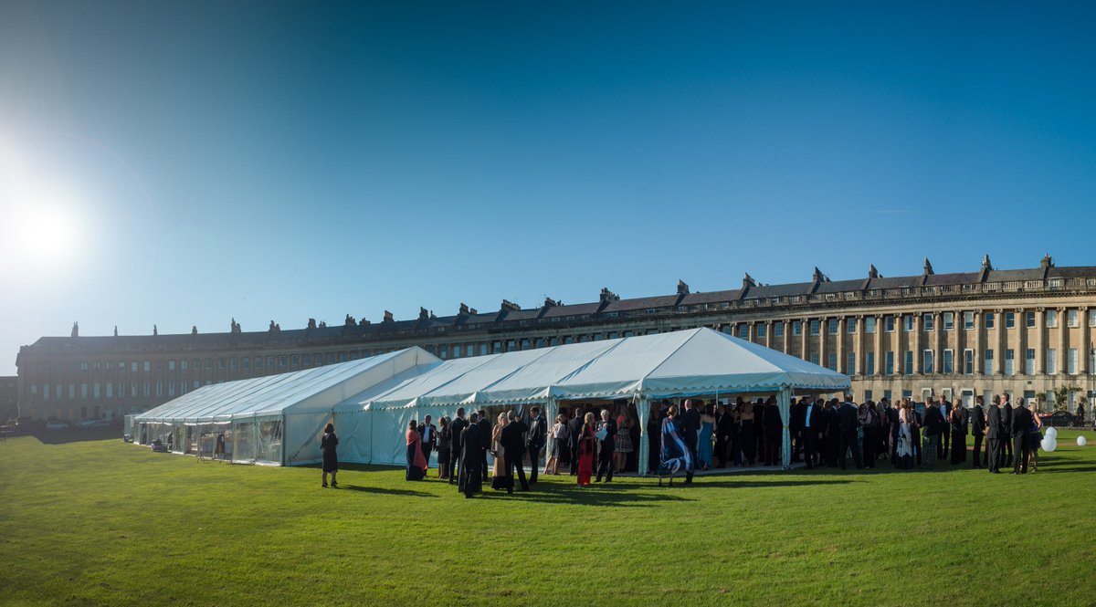 I'm so excited for summer evenings spent in so many beautiful places around the UK soon. 
This picture was infront of the <a href="/royalcrescent/">The Royal Crescent Hotel & Spa</a>, it doesnt get much better than this!  <a href="/WeddingHour/">#WeddingHour</a> 
.
.
#weddinghour #abbasmarquees #partyplanning #marqueevenue