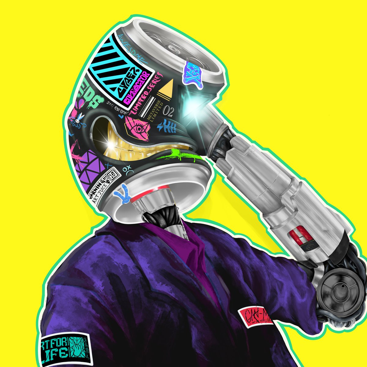 edbertsadeli's tweet photo. Canny the Silverhand

Canman became the the Canny Silverhand

14/15 ED. 1 #XTZ 

https://t.co/UzQXvKESrb

#cleannft #cyberpunk #scifi #urbanart #digitalart  #tezos #digitalpainting #JohnnySilverhand 

@TeiaCommunity
@hicetnunc2000  
@cleannftunion https://t.co/9MhtO1paIT