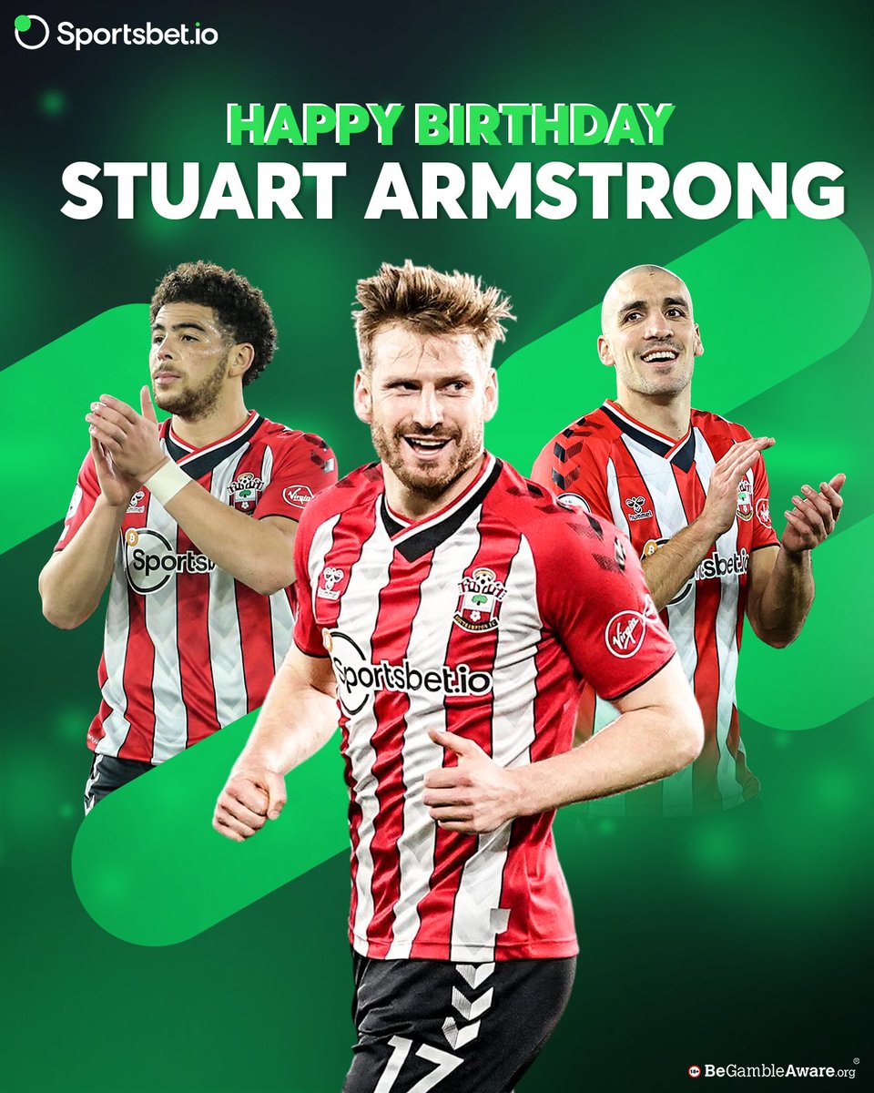 Sportsbetio's tweet photo. 💪 @SouthamptonFC Debut: 2018
🔴 Games: 125
⚽ Goals: 17

Wishing the Saint who never stops running, a very happy birthday! 🎈

#Sportsbetio #StuartArmstrong #SaintsFC #SouthamptonFC #Football https://t.co/ZrefcrVNCr