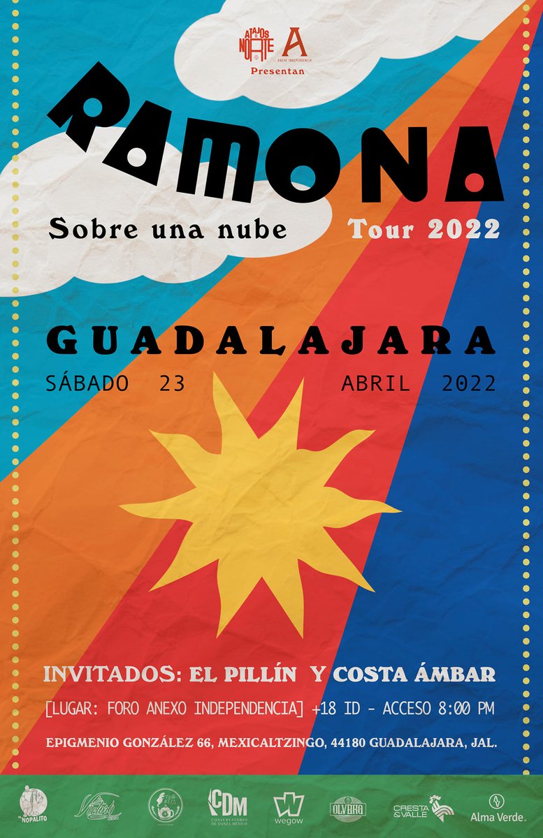 FIM_GDL's tweet photo. #TalentoFIMPRO🎶
Con una trayectoria que abarca la creación de cuatro álbumes y giras alrededor de México, Argentina y Canadá, #Ramona regresa a Guadalajara el próximo 23 de abril en el Anexo Independencia.
Boletos en:
https://t.co/Bydy5lHhAf https://t.co/GYQA16TBQq