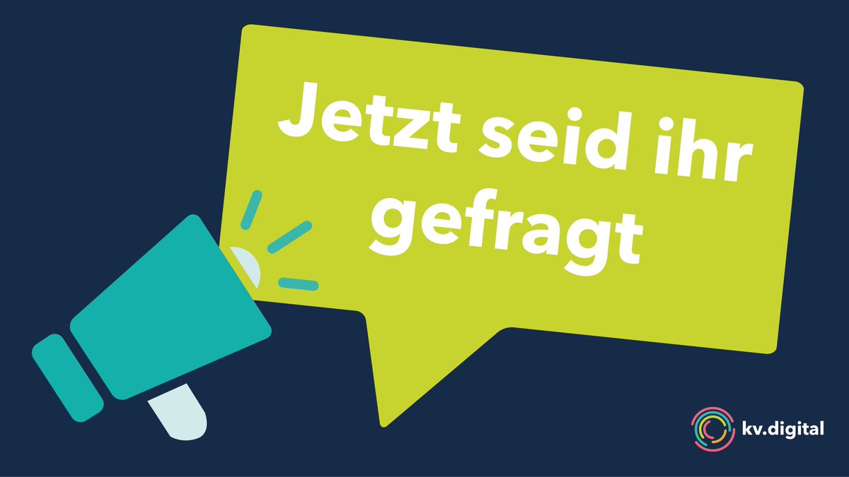 Diese Woche geht es bei unserer Umfragereihe um die elektronischen Anwendungen für Ärzt:innen, Psychotherapeut:innen und Patient:innen. Wir sind gespannt auf eure Antwort auf die folgende Frage: #Umfrage #mitmachen → 2/2