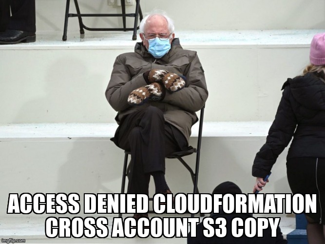 overflow_meme's tweet image. Access denied CloudFormation cross account s3 copy stackoverflow.com/questions/7165… #amazoncloudformation #amazoniam #amazonwebservices #javascript #amazons3