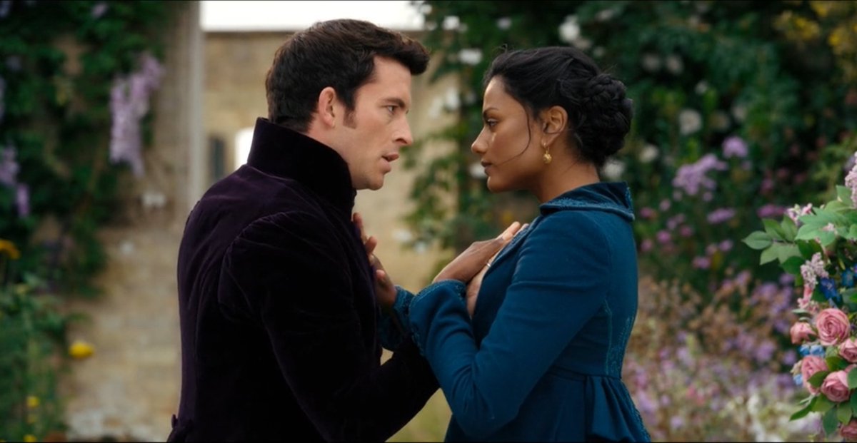 inxiaomnia's tweet photo. Those who didn't watch Bridgerton won't understand the tension and frustration we had on these scenes. 🥲 #Bridgerton #bridgertonS2 https://t.co/vFCXGqmqAO