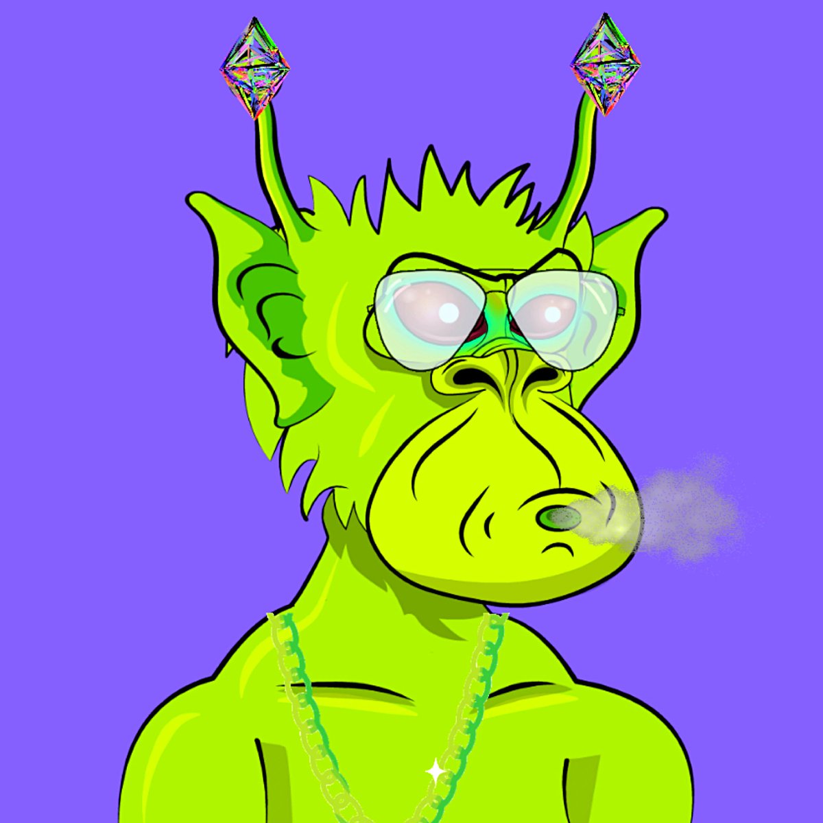 MadMonkeysClub1's tweet photo. MadMonkeysClub#74 #NFT #nft #NFTCommunity #nftart https://t.co/OO1ibKGomd