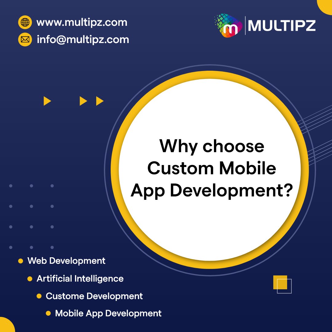 multipztech's tweet photo. #Customapplications offer a plethora of advantages over #readymadeapplications. Here we have mentioned a few of them, check it now and for #CustomMobileAppDevelopment contacts https://t.co/Zbf1TVJ9eM now!
#MultipzTechnology #multipz #Custommobileapplications #mobileappdevelopment https://t.co/OKpcpsRM1g