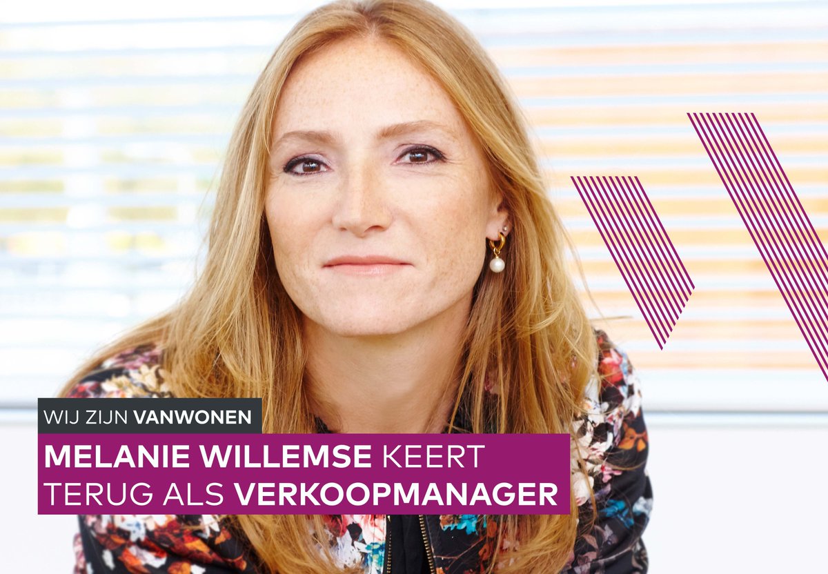 VanWonen's tweet photo. Melanie Willemse start op 1 april als Verkoopmanager bij VanWonen. Feitelijk een terugkeer; ze werkte eerder ruim 3,5 jaar bij gebiedsontwikkelaar VanWonen. Het verkoopteam is zo verder versterkt, vanwege de sterke groei in de projectenportefeuille. 

#vanwonen #greatplacetowork https://t.co/FY6iuFkBq4