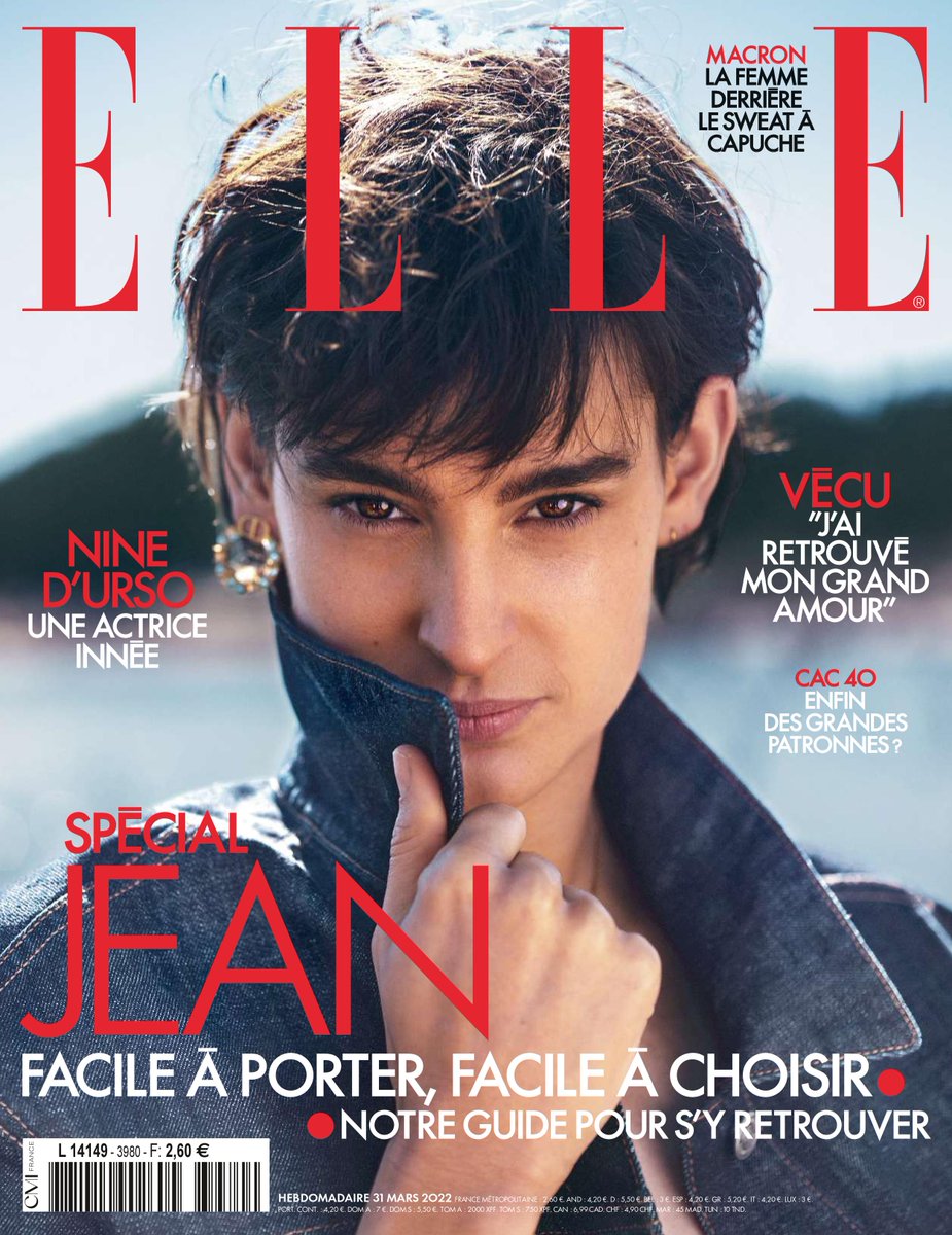 ELLEfrance's tweet photo. Cette semaine, la jeune comédienne Nine D'Urso est notre covergirl❤️ On l’a vu grandir dans nos pages aux côtés de sa mère, @lafressange.
À découvrir aussi :
Qui sont ces patronnes du CAC 40 ?
Spécial jean : notre guide pour s'y retrouver.
#ellemagazine #ninedurso #covergirl https://t.co/DUT2PqnyiH