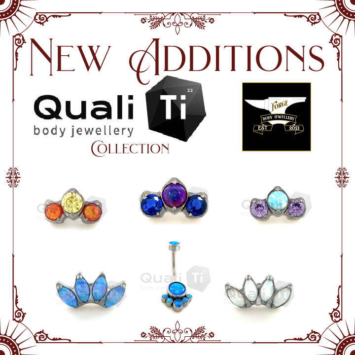 Forge_Jewellery's tweet photo. Following on from yesterday's announcement of the new AU 14kt Gold Collection we have added some new stunners to their Titanium pieces too including their first ever Threadless Labret
https://t.co/EfcLyzFYJe https://t.co/q388fzTjKx