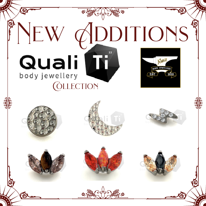 Forge_Jewellery's tweet photo. Following on from yesterday's announcement of the new AU 14kt Gold Collection we have added some new stunners to their Titanium pieces too including their first ever Threadless Labret
https://t.co/EfcLyzFYJe https://t.co/q388fzTjKx
