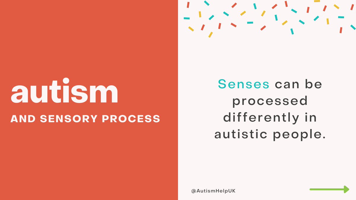 AutismHelpUK's tweet photo. 🧵to learn about #Autism &amp; Sensory Process! ❤️

Autistic people may have hypo-sensitivity, hyper-sensitivity, or sometimes both!

On our blog we look at the different sensory process for each sense (link in bio!) 💙

1/5

#autismacceptance #AutismAcceptanceWeek #autismhelpuk https://t.co/8LuMKkZ8vc