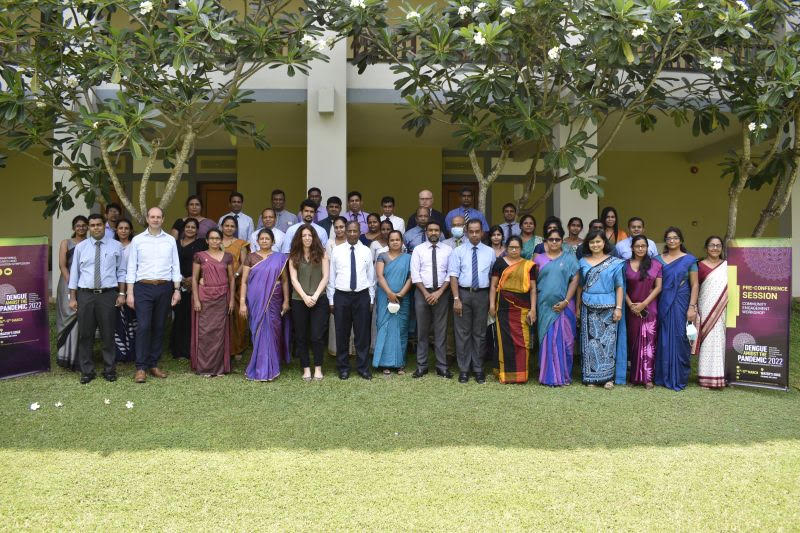 UKinSriLanka's tweet photo. The UK’s HR Wallingford at the ‘Dengue Amidst the Pandemic 2022 symposium’ in Sri Lanka promoting the use of satellite data for dengue prevention and health, with the support of the UK Space Agency's International Partnership Programme
#dengue #spacetechnology #DMOSS https://t.co/UD3AdLCqtU