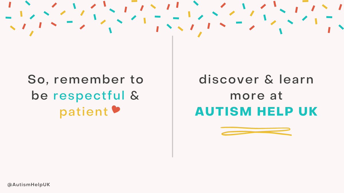 AutismHelpUK's tweet photo. Remember to treat everyone as individuals and respect their sensory needs 💚

We’ve only just scratched the surface here, but if you want to look at senses in more detail, visit our blog! (link in bio!) 💙

🧵5/5

#AutismAcceptanceWeek #Autism #AutismHelpUK #AutismAcceptance https://t.co/ndmq59TKAL