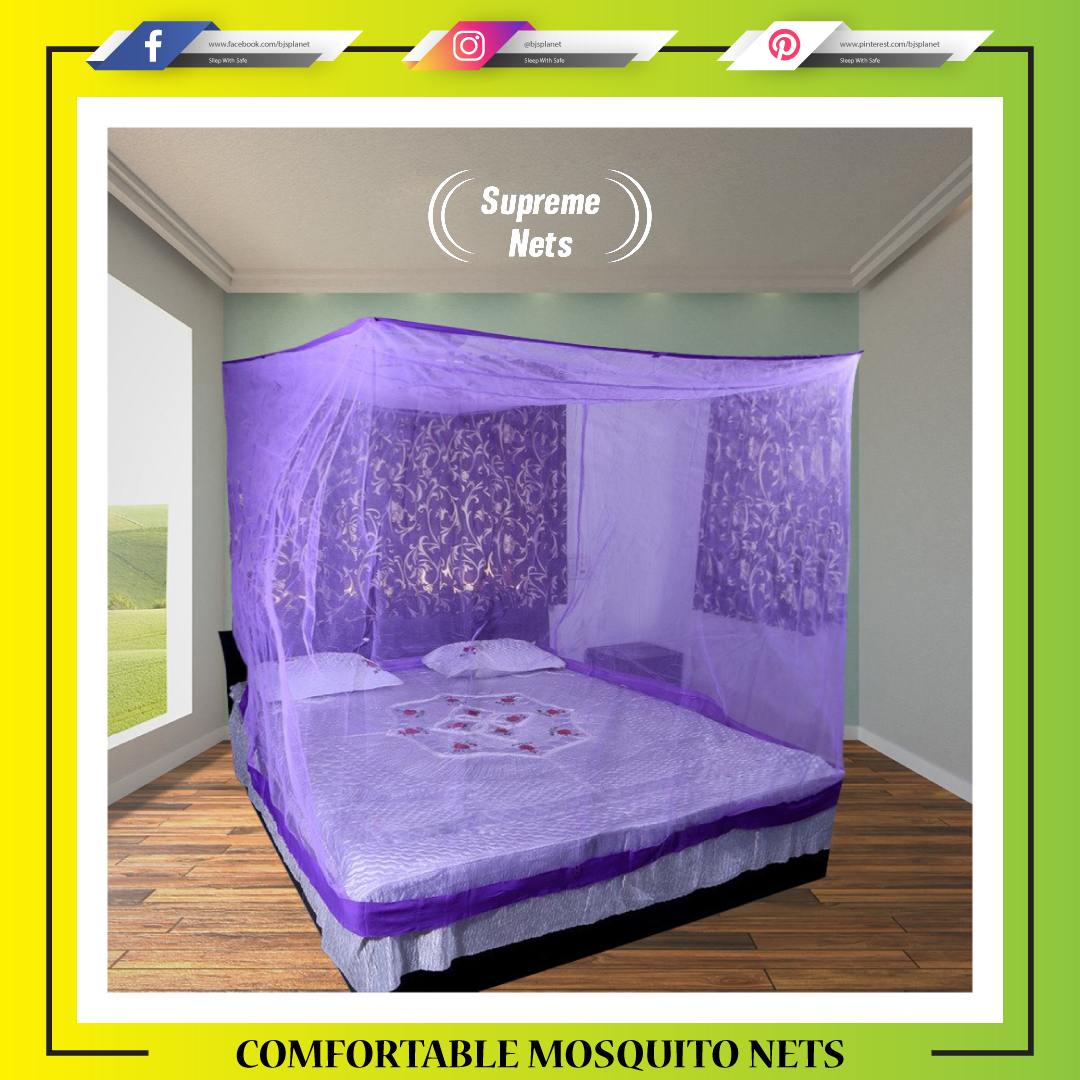 High Quality Polycotton Mosquito Net For Single and Double cot Beds.
Quality Fabric :
- Polycotton Material
- Mesh Size Designed For Optimum Air Circulation
- Tiny Holes To Keep Away Mosquitoes
For More Details :
Call  :  +91 9585011202
Email :  supremenetsofficial@gmail.com https://t.co/VFBCqYvY8a