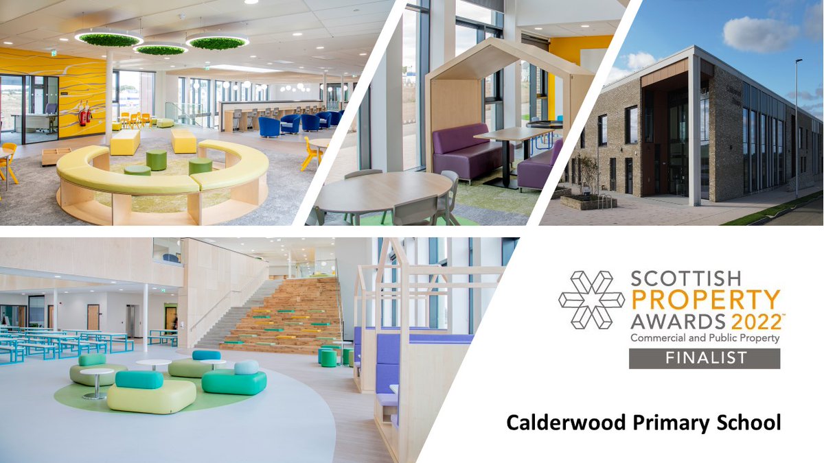 HubSouthEast's tweet photo. The new @Calderwood_Pri is shortlisted in 2 categories tonight at #ScotPropAwards22 Congratulations to all those involved in this fantastic project. Fingers crossed! #DevelopmentoftheYear #ArchitecturalExcellence @morrisonbuilds @_jmarchitects @LoveWestLothian @scotpropawards https://t.co/8EeYe41Ose