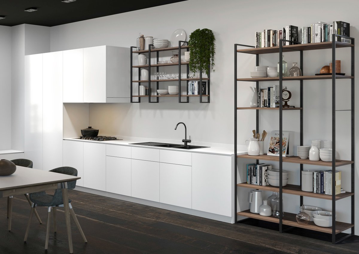KesseboehmerUK's tweet photo. Easily create bespoke shelving &amp; storage systems with our unique YouK furniture system; available via our exclusive distribution partners @PWSDistributors.  Ask about it at your local independent kitchen showroom.  #interiordesign #kitchendesign #cleverstorage https://t.co/SNthxMi6x6