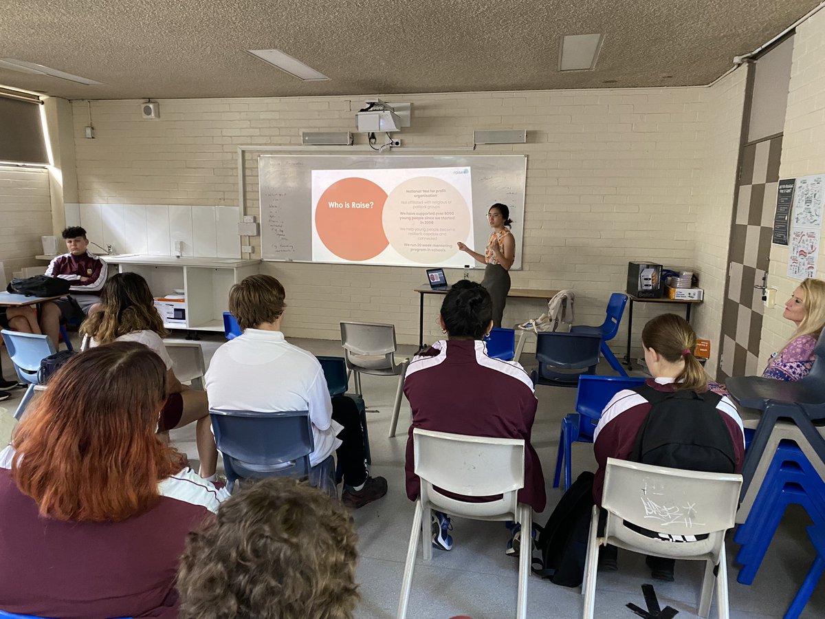 AminaBaghdadi5's tweet photo. Building positive relationships &amp; positive outcomes every day. Today with @raisementoring, a program that provides young people with a caring, independent volunteer mentor. #MHS #PositiveRelationshipsPositiveOutcomes https://t.co/n9fXnYnHzm