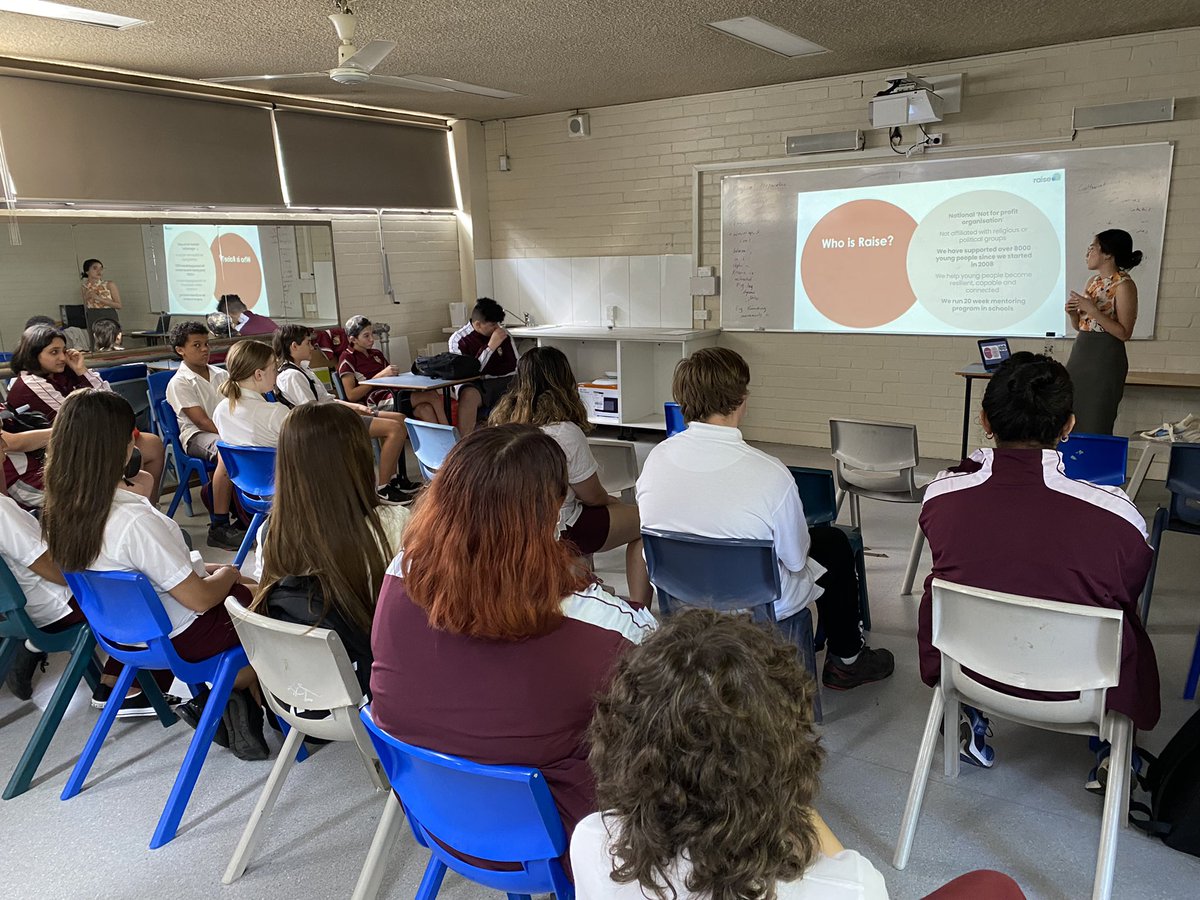 AminaBaghdadi5's tweet photo. Building positive relationships &amp; positive outcomes every day. Today with @raisementoring, a program that provides young people with a caring, independent volunteer mentor. #MHS #PositiveRelationshipsPositiveOutcomes https://t.co/n9fXnYnHzm
