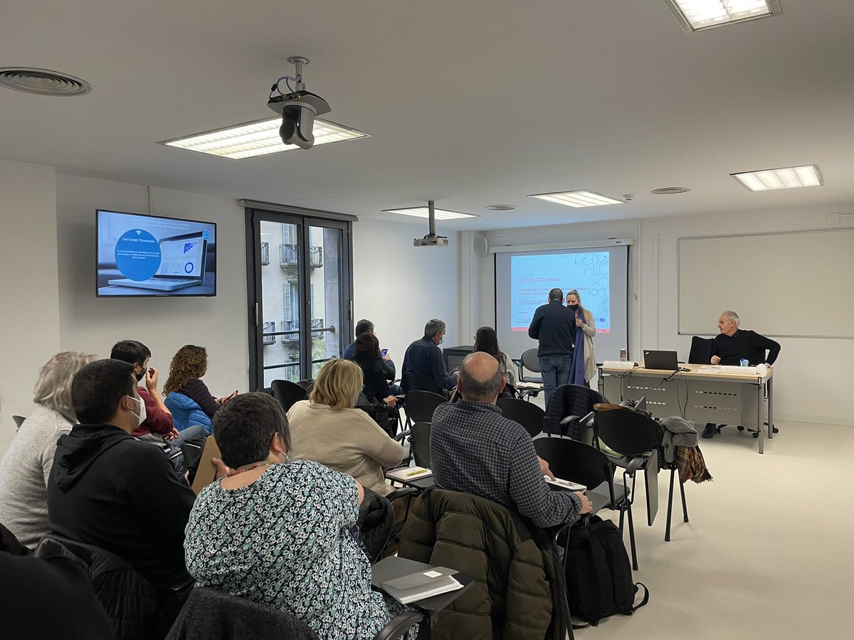 Andromines's tweet photo. Tot a punt per a una nova edició de #TiciPresó que dóna continuïtat a la jornada de presentació del projecte europeu #SEMELI realitzada el març de 2021 i en la qual vàrem presentar les darreres innovacions en projectes TIC que es porten a terme als #centrespenitenciaris https://t.co/jAFjemyjUF