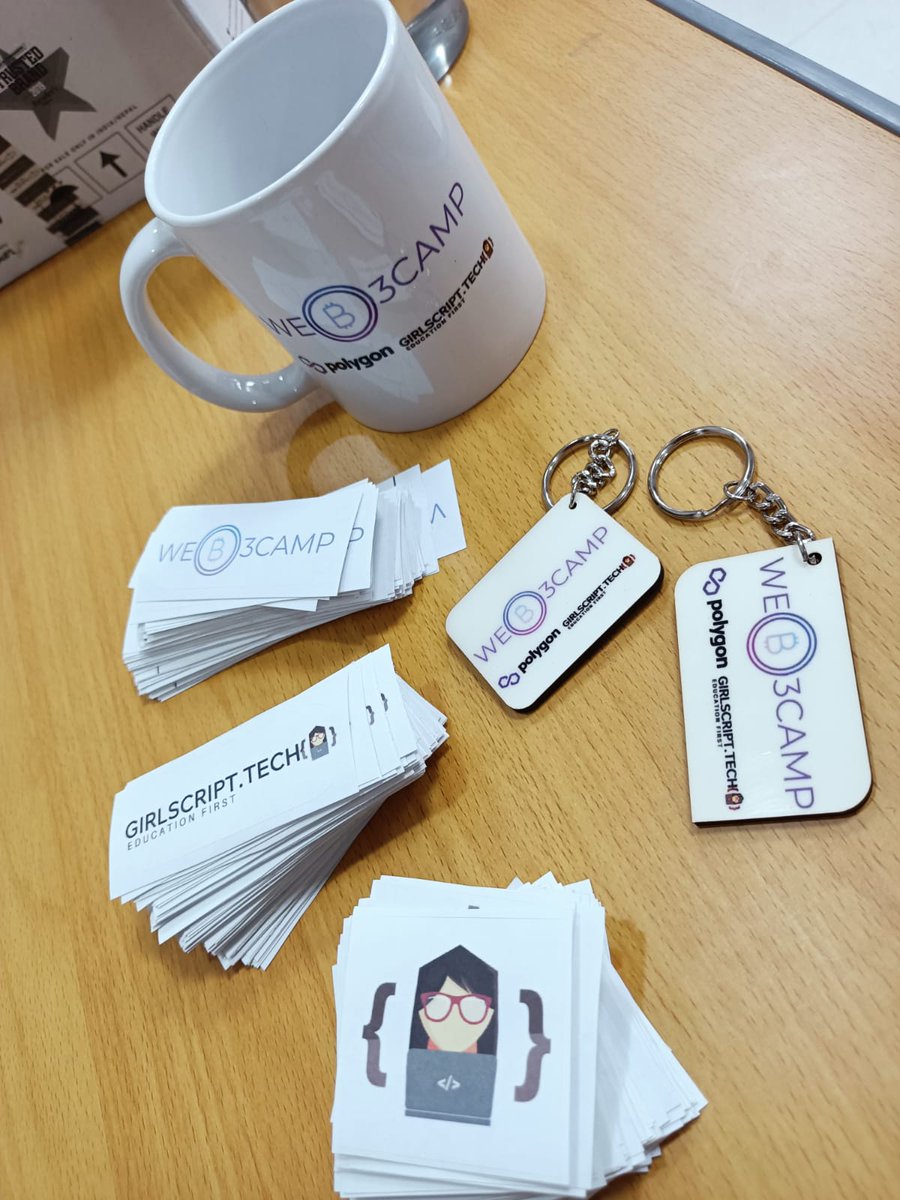 Girlscript1's tweet photo. #Web3Camp
@Girlscript1  - Education First
#Web3Camp - Let's get wise with #web3 ! Spreading knowledge and small tokens of appreciation! 
#Web3CampPune You were amazing!😀🚀🥳

@0xPolygon @graphprotocol @NervosNetwork @epnsproject @SinoGlobalCap https://t.co/F0vAIJuM8e