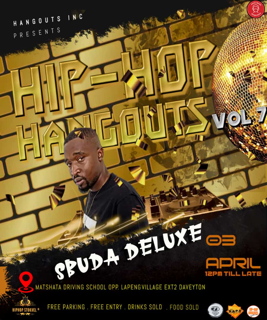 hiphophangouts's tweet photo. #HipHopHangOuts is Uniting Hoods, all in the name of #HipHop. With Phup-City REP @LBoss x Soweto's very own @Magladsa1 x 1 of Ekurhuleni's Finest @SbudaDeluxe behind the decks, WE guarantee a VIBE on VOL.7 this coming SUNDAY! https://t.co/fdhmOlAgMk
