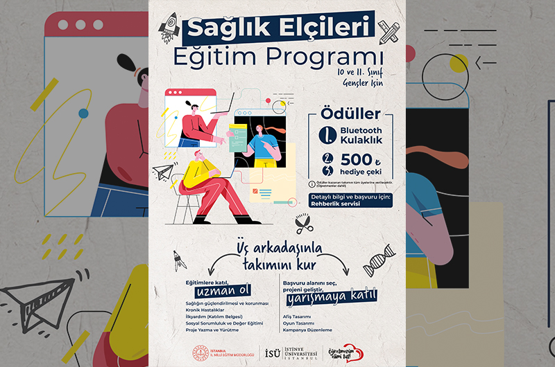 Liseliler ‘Sağlık Elçisi’ olmak için yarışacak!
bit.ly/3Nw35VA