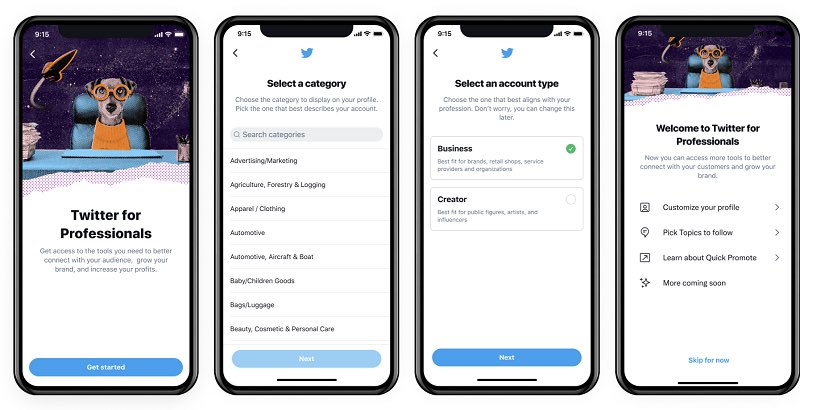 spollicia's tweet photo. Tutti possono avere un #Twitter professionale

Finisce oggi il roll out del profilo professionale su #Twitter che permette di selezionare categoria e tipo di account dandoci modo di accedere a funzioni e insights leggermente più approfonditi. https://t.co/fD9Az8Fvg2
