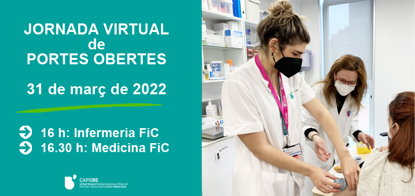 CAPSBEsq's tweet photo. No et perdis la Jornada de Portes Obertes per a futurs residents! Demà a partir de les 16 h podràs resoldre tots els teus dubtes i conèixer els professionals que formen la nostra @UDMAFICclinic!
🔗https://t.co/Wa8PWPKjIV
#ResidentsCAPSBE #MIR22 #IIR22 #EIR22 @hospitalclinic https://t.co/UCXKaaWWcC