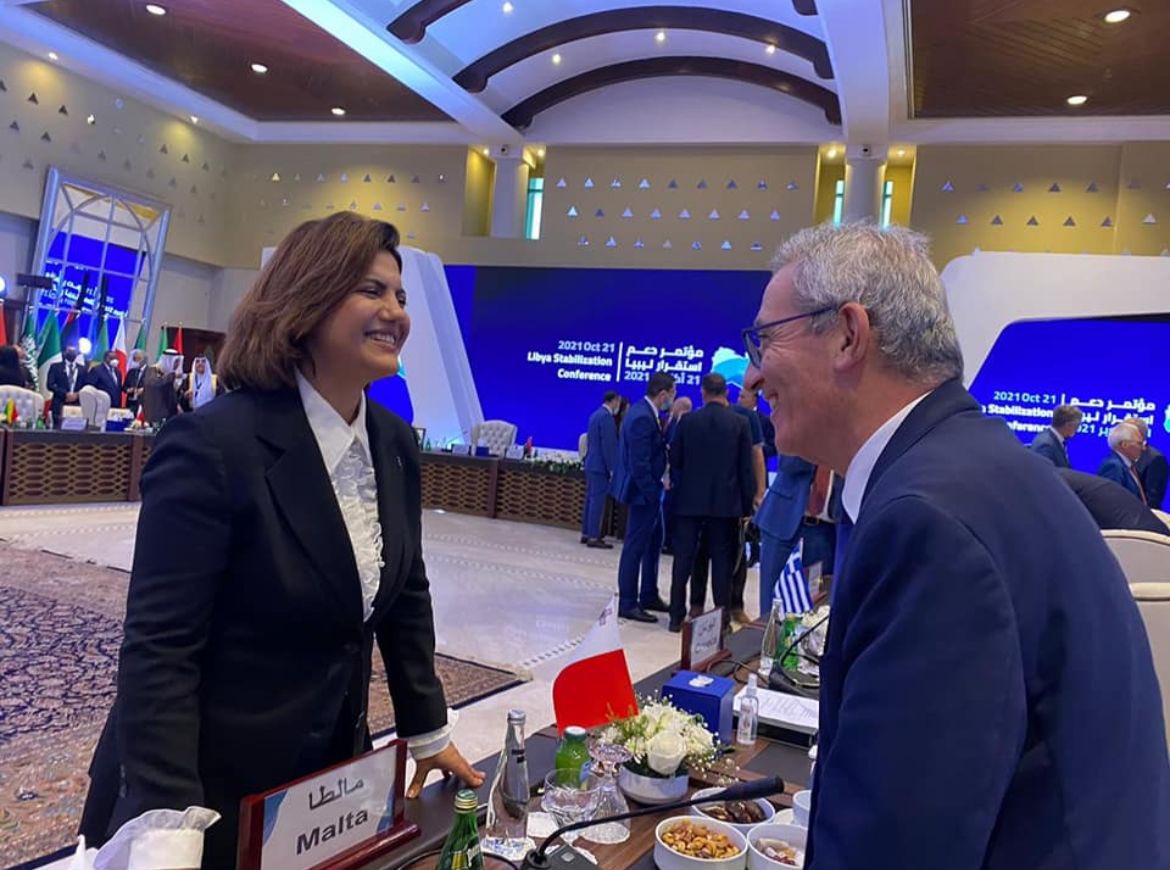 Dr. Najla Elmangoush (@najlaelmangoush) on Twitter photo Today I bid farewell to my friend, Minister of Foreign Affairs of #Malta, <a href="/EvaristBartolo/">Evarist Bartolo</a>, who has always been a man of #peace & wisdom, a source of help & support for the #Libyan cause, &for me as Foreign Minister.with all my best wishes to him. Today I bid farewell to my friend, Minister of Foreign Affairs of #Malta, <a href="/EvaristBartolo/">Evarist Bartolo</a>, who has always been a man of #peace & wisdom, a source of help & support for the #Libyan cause, &for me as Foreign Minister.with all my best wishes to him.