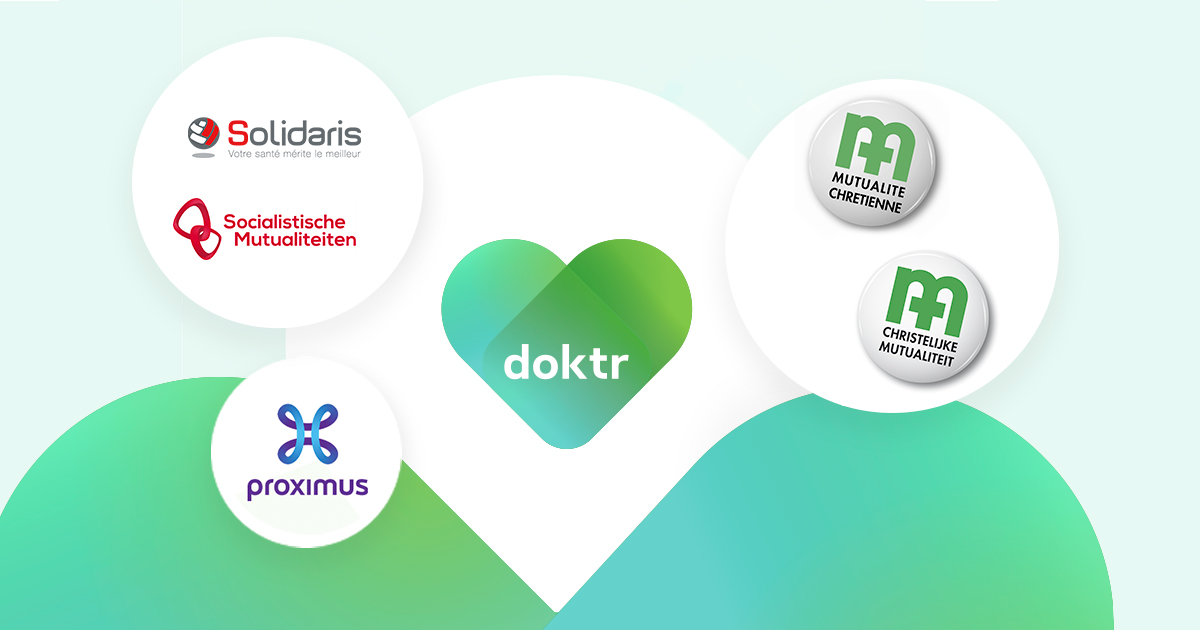 ProximusGroup's tweet photo. #Proximus, #CM Mutualiteiten en de #SocialistischeMutualiteiten gaan samenwerken rond #Doktr, de teleconsultatieapp van Proximus, die reeds 30.000 gebruikers kent.  #ThinkPossible https://t.co/nW6hTSXeX9 https://t.co/CBZhwmxlWJ