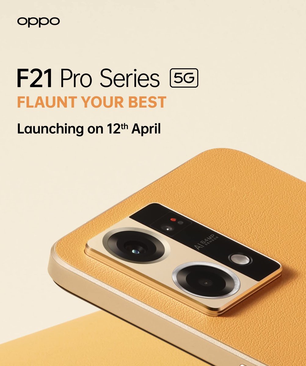 tricks_gadget's tweet photo. Oppo F21 Pro 5G Series launch Schedule for 12th April, Page appear on @amazonIN @OPPOIndia 
https://t.co/tA0kAql1G3 https://t.co/OI0aPhLd2N