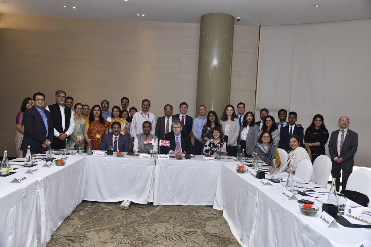 IndiaDST's tweet photo. India UK #science and #innovation #Policy dialogue discussed the priorities of future #India -#UK collaborations.

@PMOIndia @DrJitendraSingh @PrinSciAdvGoI @srivaric @psmonks @skvdst @UKinIndia @Sandeep_1966 
🔗https://t.co/Sna23HQMeG https://t.co/501yOBgizj