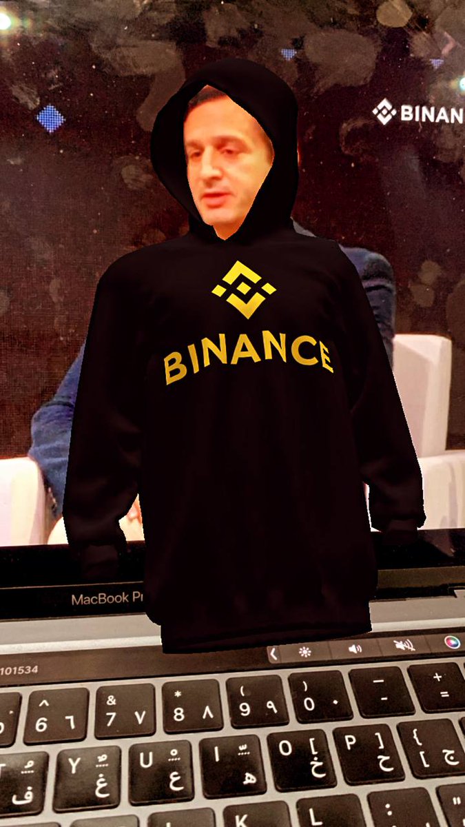 Put our IG filter on people you see on the livestream and tweet it using #BinanceBlockchainWeek. 

The best hoodie shots will win a real-life #binance hoodie!

Try it here ➡ instagram.com/ar/13701852034…
