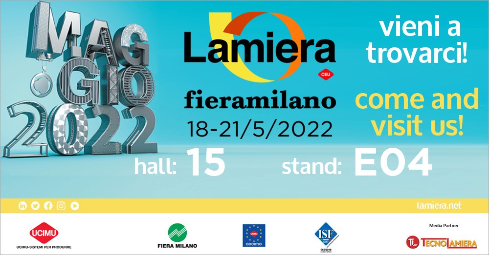 softeamlecco's tweet photo. 📅SAVE THE DATE: 18-21 maggio, #Lamiera2022
Costruiamo insieme la Fabbrica del Futuro!

Ti aspettiamo presso il padiglione 15, stand E04 per toccare con mano l'innovazione grazie a totem interattivi e Smart Glasses!
https://t.co/amQ4YgxFbk
@lamiera2022 #SmartManufacturing https://t.co/gwTgFSodv2