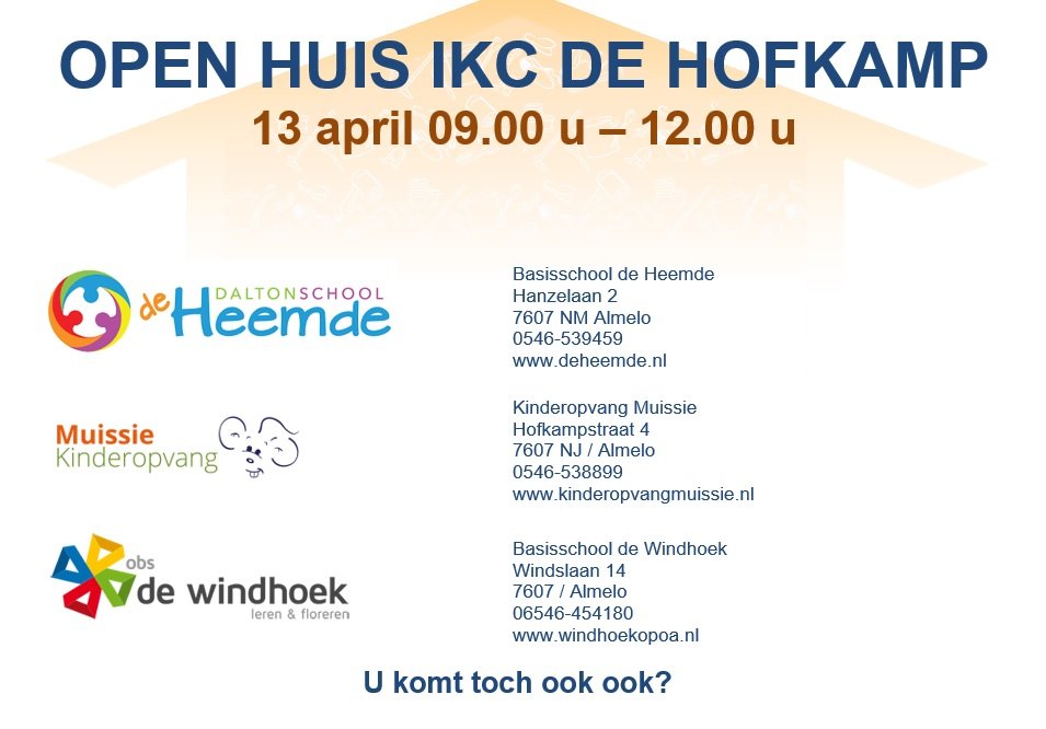 obsde_windhoek's tweet photo. Open huis Obs De Windhoek 

Wordt uw zoon/dochter komend schooljaar 4 en u bent nog op zoek naar een basisschool, dan nodigen wij u van harte uit. 
Op 13 april heeft IKC De Hofkamp open huis. Tussen 09.00 tot 12.00 bent u van harte welkom op obs De Windhoek. https://t.co/qBntBUHiFr