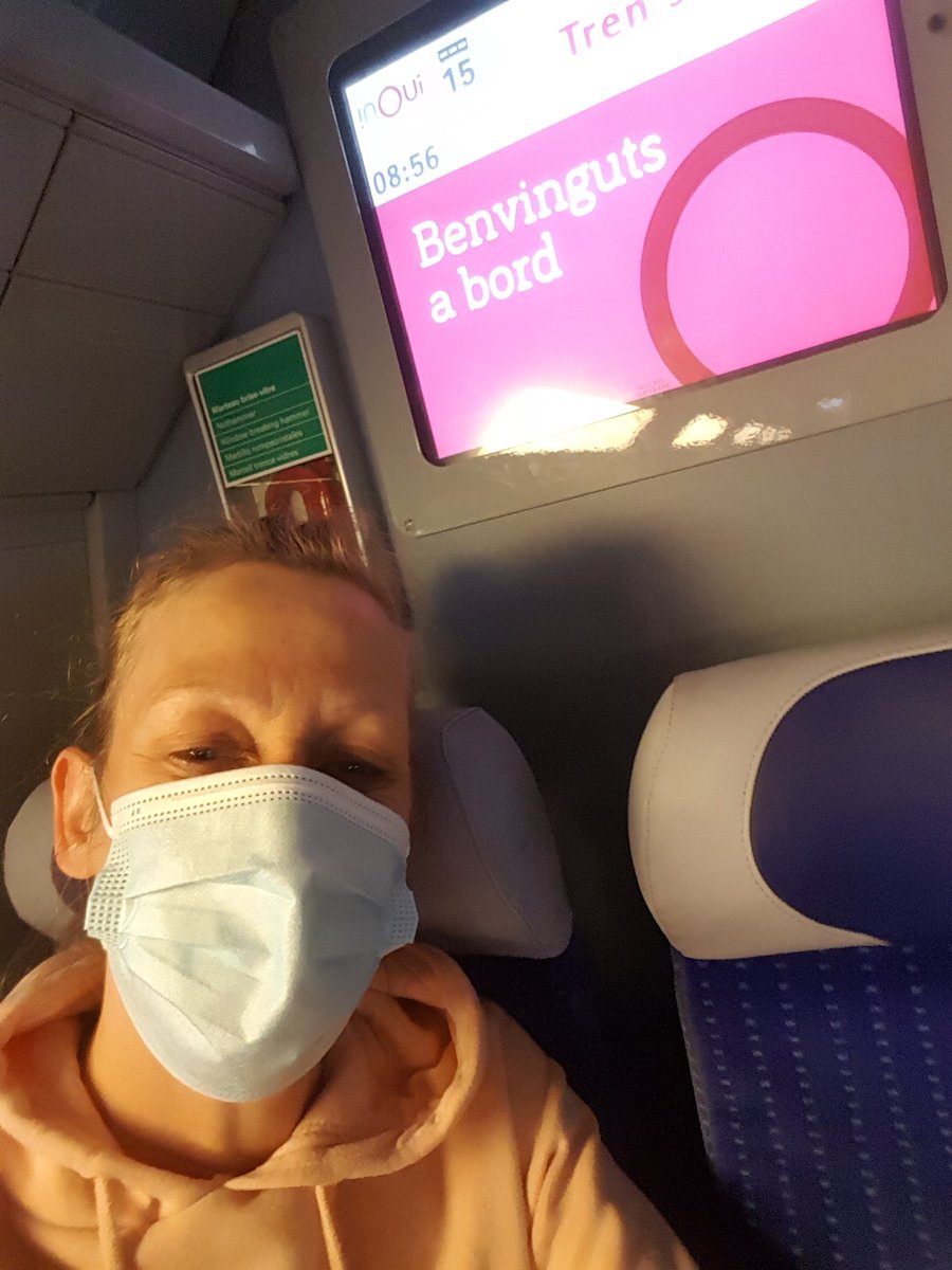 Bon dia! Guten Morgen! Habe heute wieder das Vergnügen,mit dem <a href="/TGVINOUI/">TGV INOUI</a> #Schnellzug über Paris nach Köln zu reisen. Diesmal etw umständlicher über Mannheim! Keine Ahnung, warum es keine direktere Verbindung mit dem <a href="/Thalys_de/">Thalys</a> oder <a href="/DB_Bahn/">Deutsche Bahn Personenverkehr</a> gibt? Komme um 22h an,heute immerhin 😄