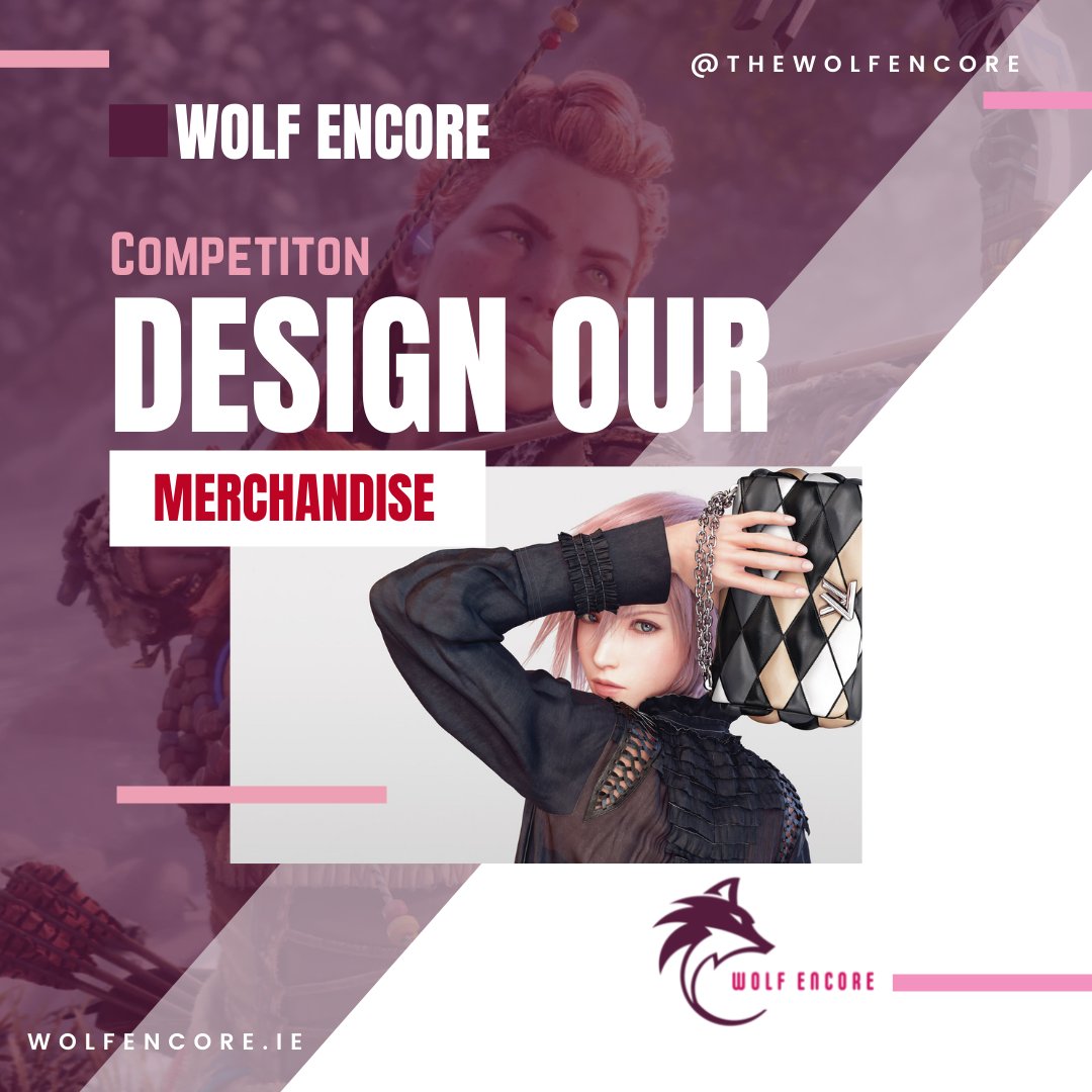 thewolfencore's tweet photo. Howlers,

Do you like designing?, have a passion for gaming fashion? Then this is the competition for you!

Design our May/June merchandise &amp; win the opportunity to work with a designer!

Enter by applying at https://t.co/fnzG7PQime

- MB

#competition #TUSStuart #gaming #merch https://t.co/Pdon8FOegw